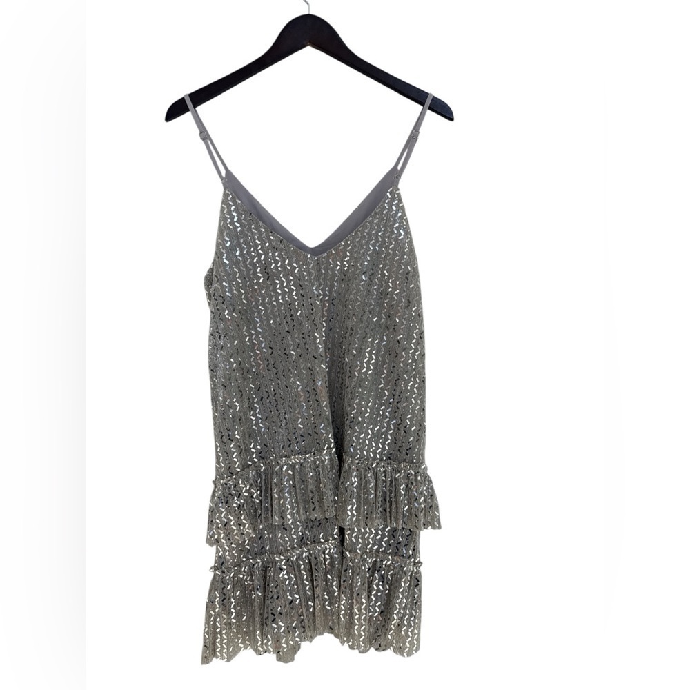Lost & Wander Metallic Ruffle Dress - Picture 6 of 6